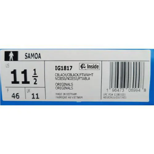 Adidas shoes - adidas Samoa - Samoa - IG1817 - Black 5