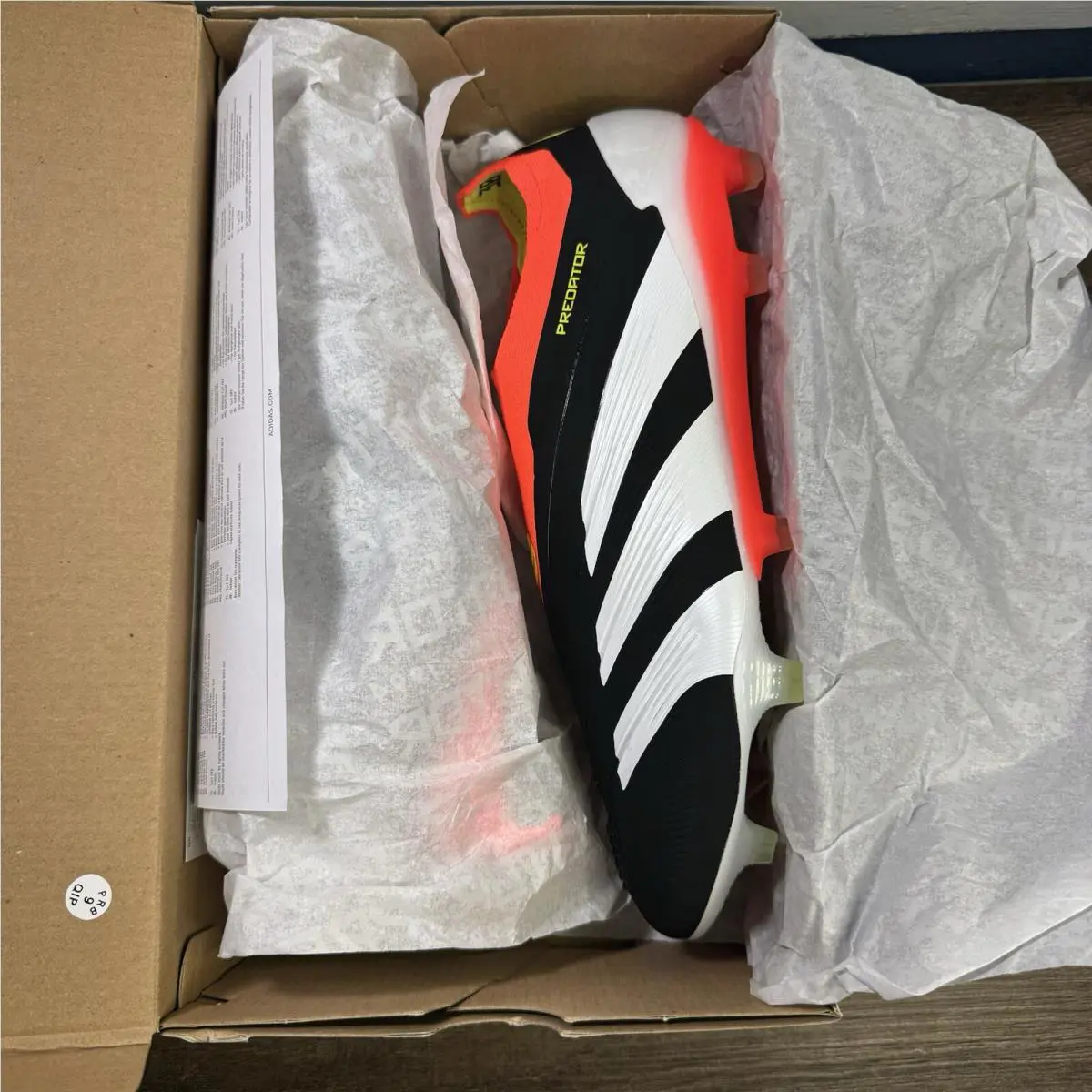 Adidas shoes - Adidas - Predator Elite LL FG - IE1805 - Core Black / Cloud White / Solar Red (UPC: 196472978333) 1