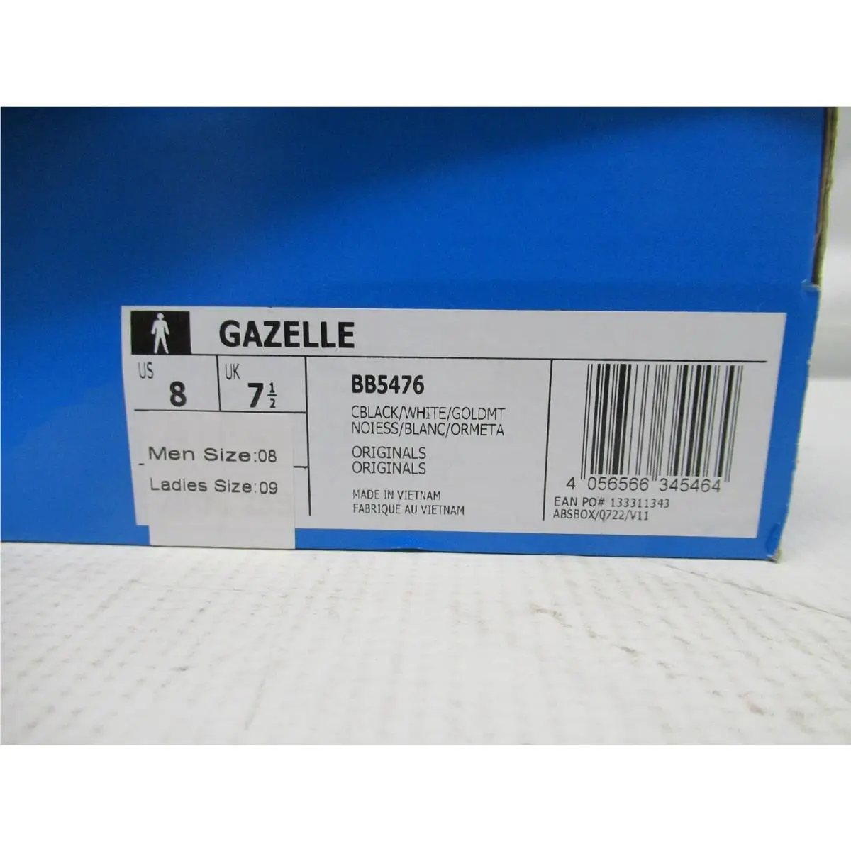 Adidas shoes - Adodas Gazelle BB5476 - Adodas Gazelle - BB5476 - Black (UPC: 0195703311734) 6