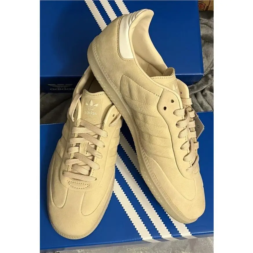 Mens Adidas Originals Samba Sand Casual Shoes Strata/off White IE4956 Sz 11.5