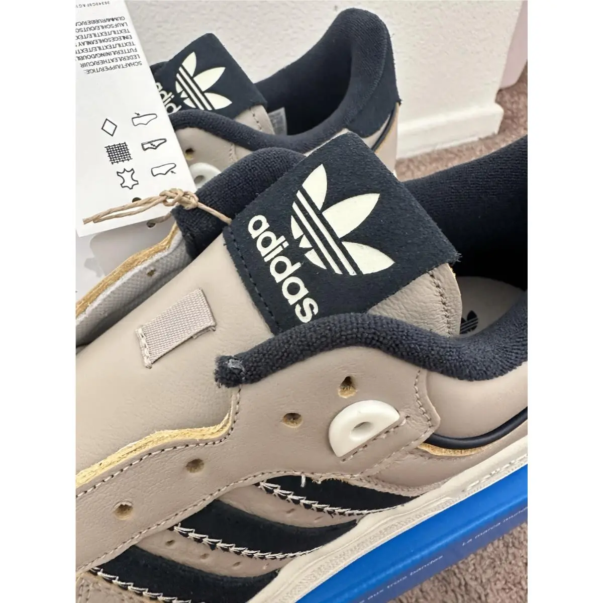 Adidas shoes - adidas Rivalry Low - Rivalry Low - JH5610 - Beige, Manufacturer: Low Blue Spark (UPC: 197611186862) 2
