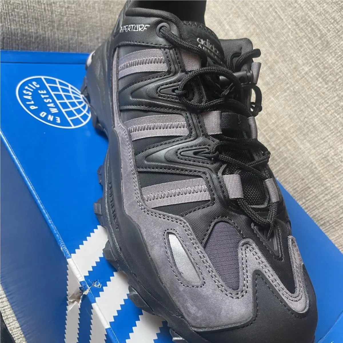Adidas shoes - adidas Hyperturf - Hyperturf - GX2022 - Black 1