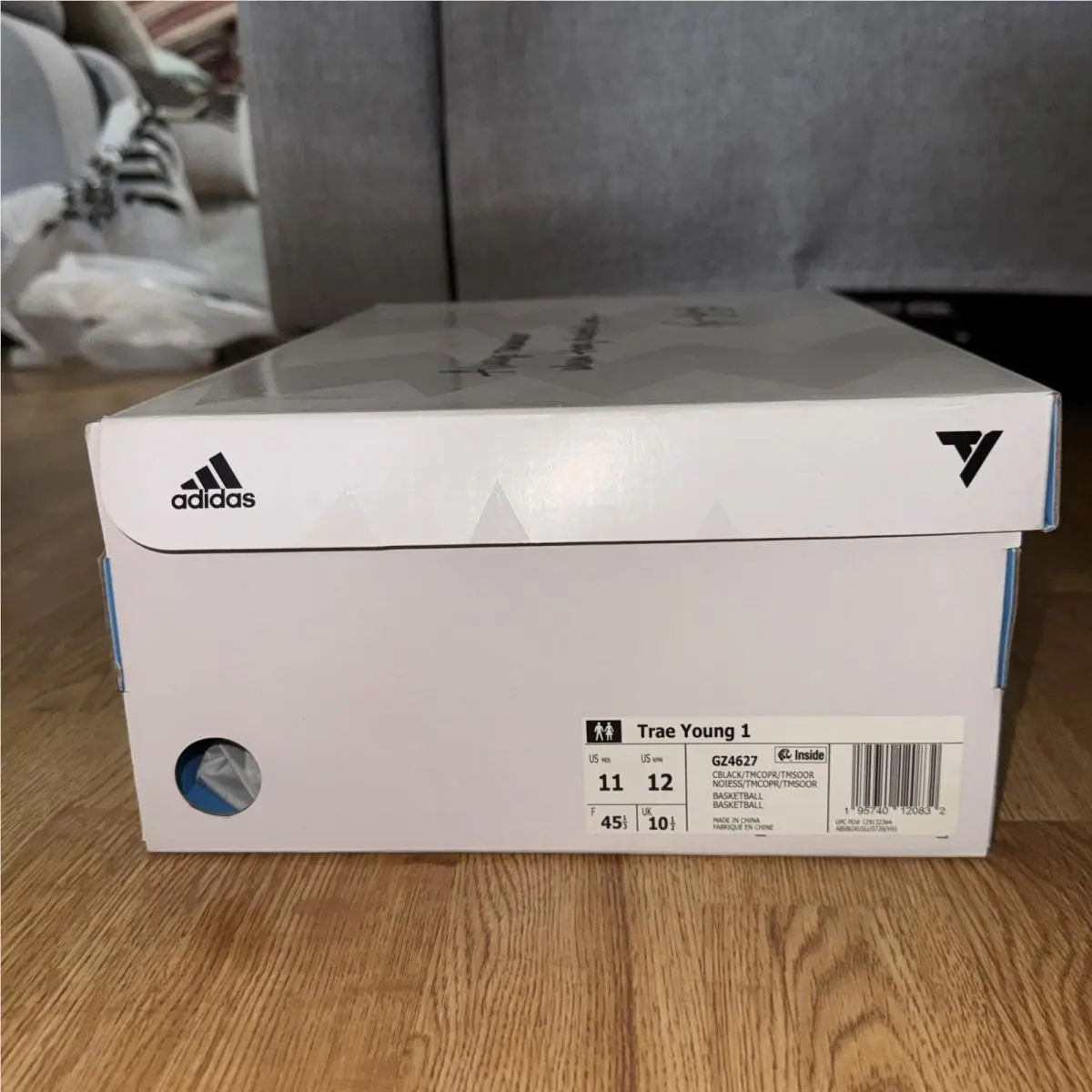 Adidas shoes - adidas Trae Young 1 - Trae Young - GZ4627 - Black, Manufacturer: Core Black/Team College Purple/Team Solar Orange (UPC: 195740120832) 6