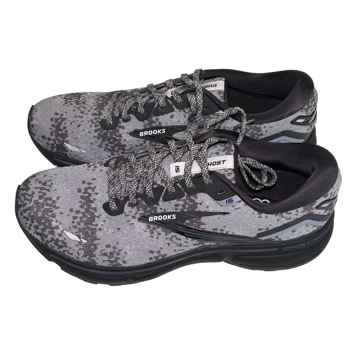 Brooks shoes - Brooks Ghost 15 - Ghost - 120380-1B-054 - Black/Oyster/Primer (UPC: 195394330137) 1