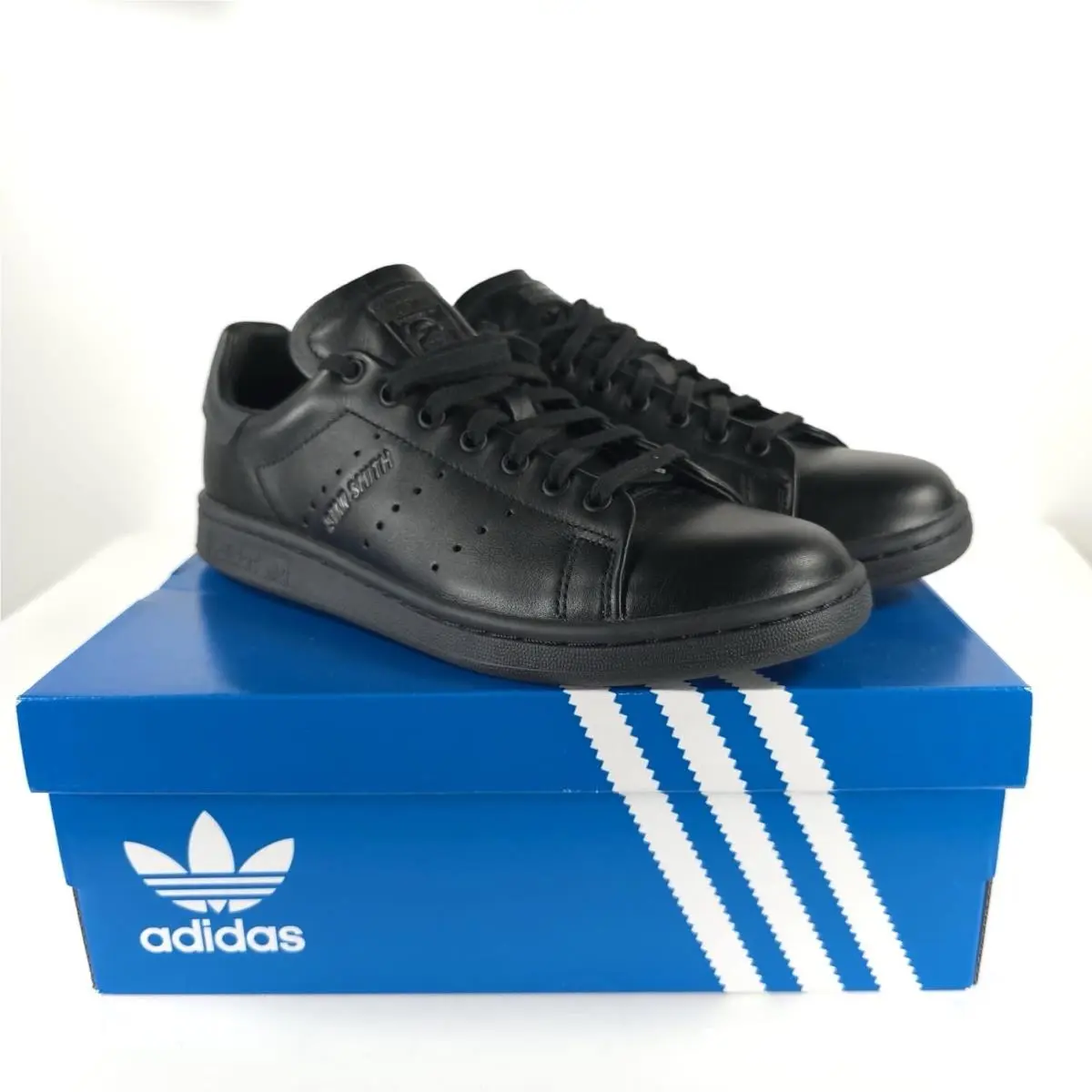 Adidas shoes - adidas Stan Smith - Stan Smith - Adidas Men’s Sneakers - Black (UPC: 195748842224) 19
