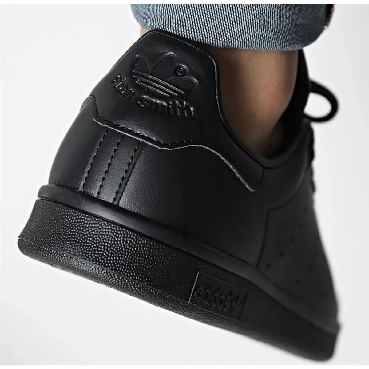 Adidas shoes - adidas Stan Smith - Stan Smith - Adidas Men’s Sneakers - Black (UPC: 195748842224) 2