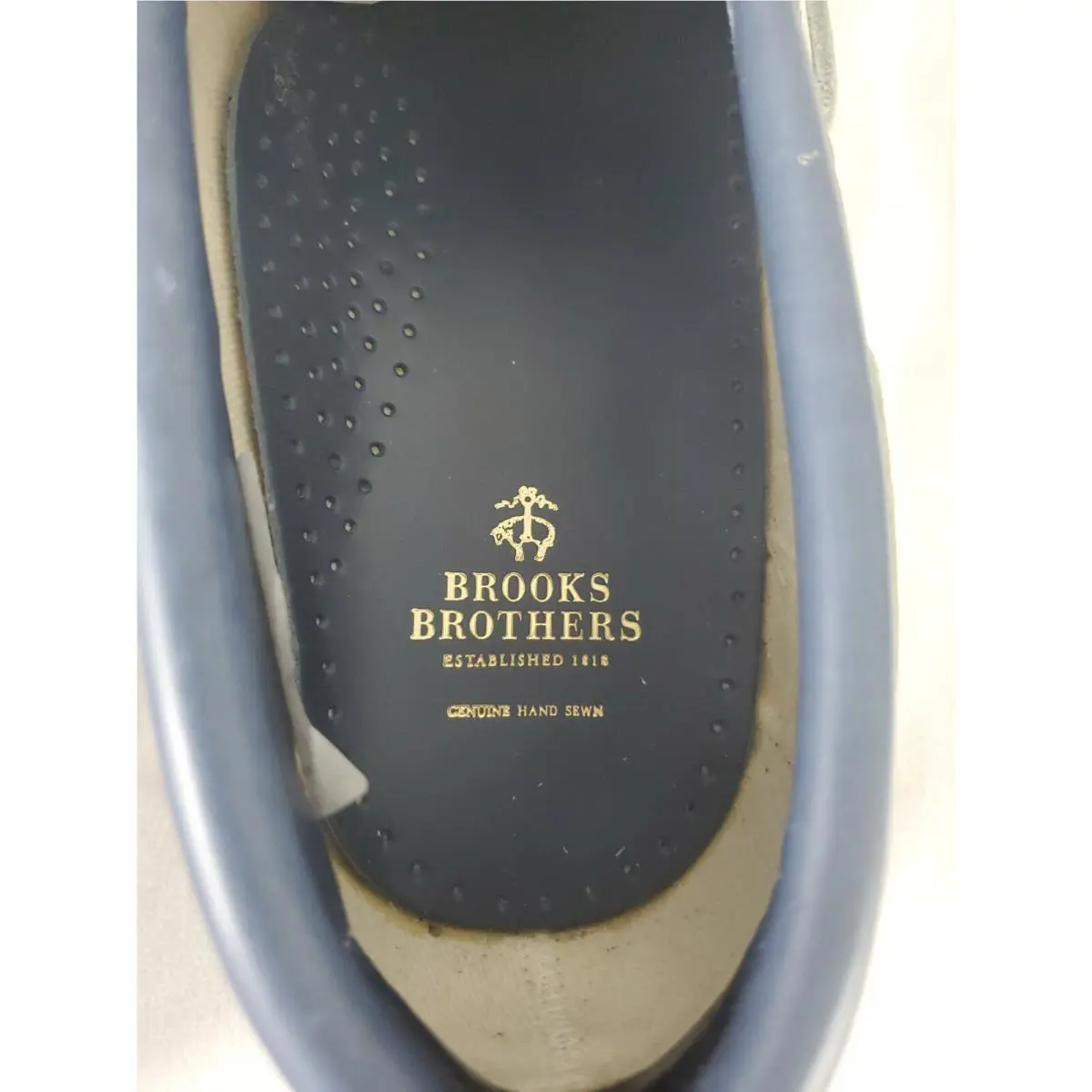 Brooks shoes - Blue and white plaid 2