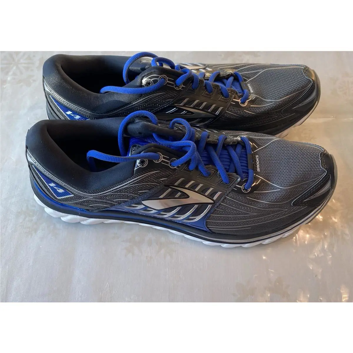 Brooks shoes - Brooks Glycerin 14 - Glycerin - Anthracite/Electric Brooks Blue/Silver 1