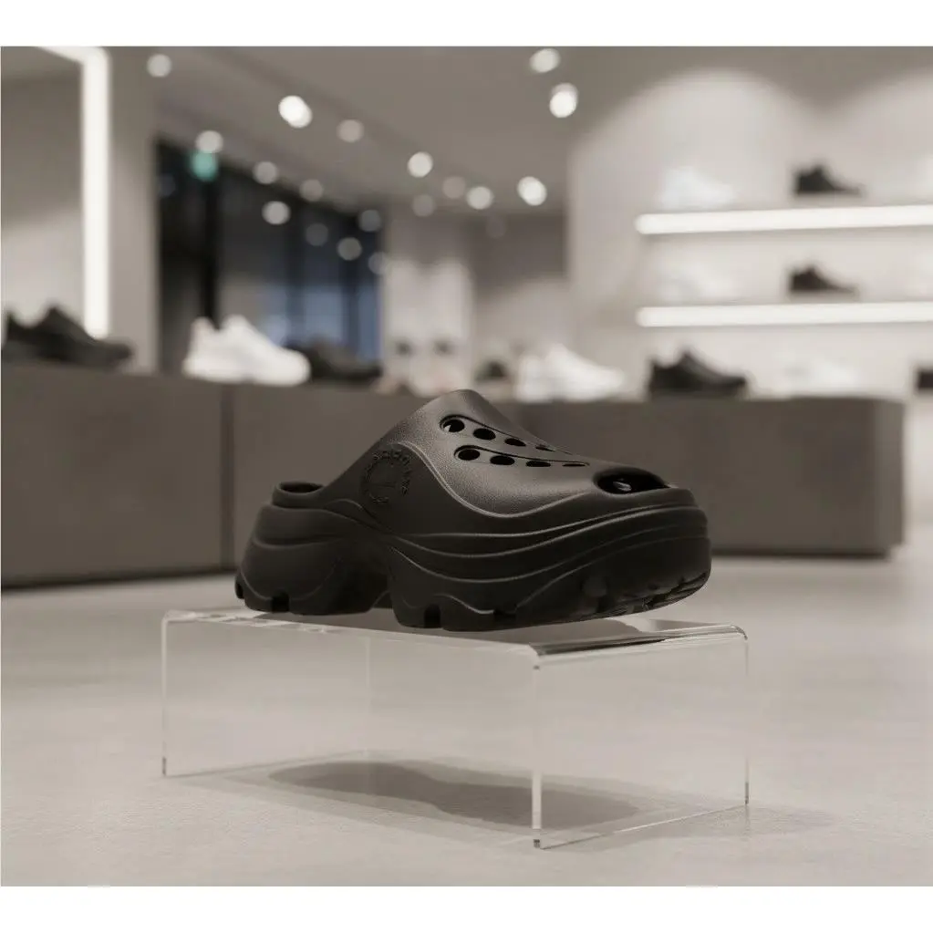 Adidas Stella Mccartney Clogs Black - Size: W9
