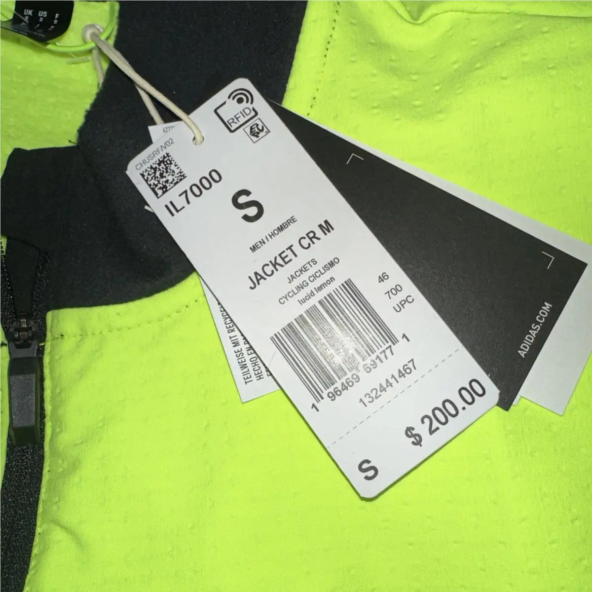 Adidas clothing - HT8768 - HT8768 - Yellow (UPC: 196469691771) 6