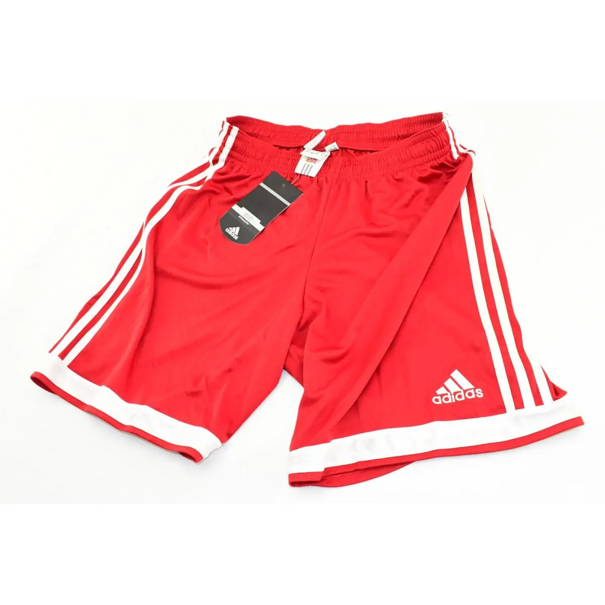 Vintage Adidas Climalite Valiente Shorts Red L Large 050598 88387 Soccer Footbal