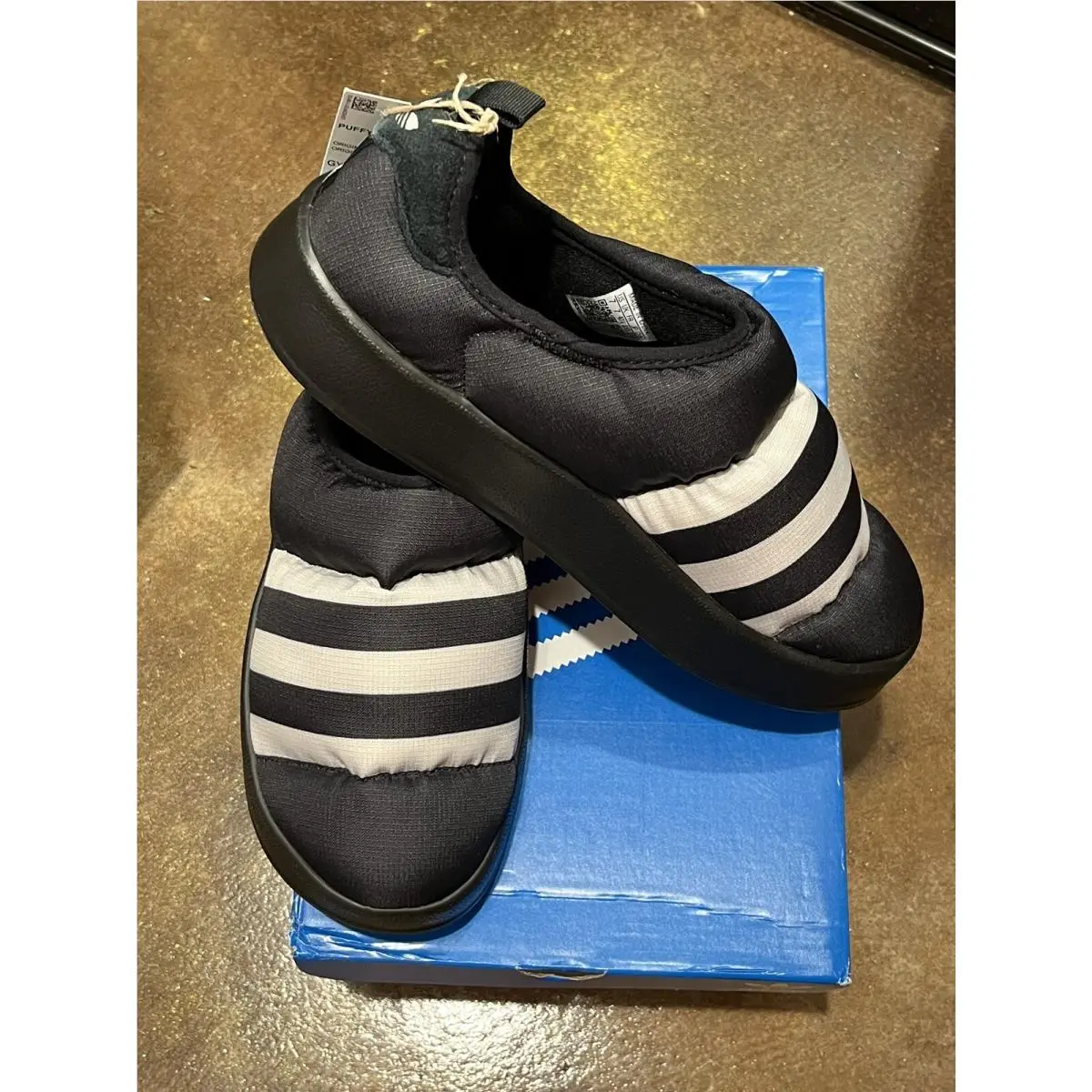 Adidas Puffylette Shoes Men’s 7 Women’s 8 Core Black/grey One Unisex GY4559