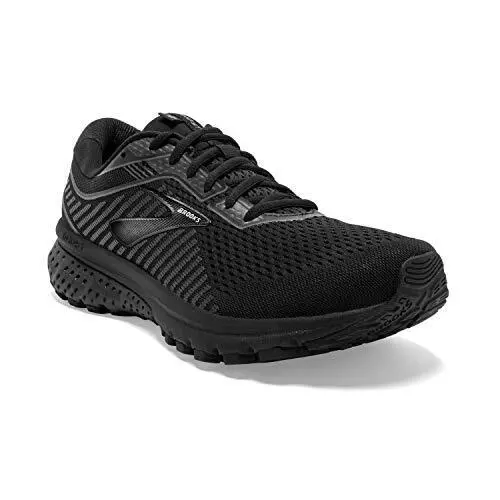 Brooks Men`s Ghost 12 Black/grey 9.5 Eeee US