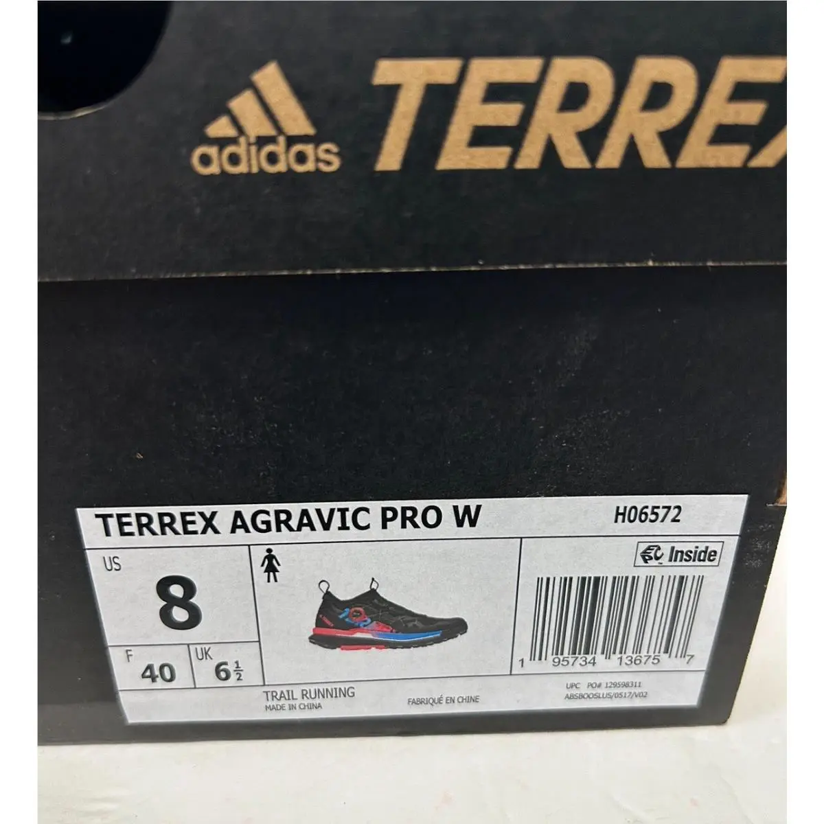 Adidas shoes - adidas TERREX Agravic - TERREX Agravic - H06572 - Black (UPC: 0195734136757) 12