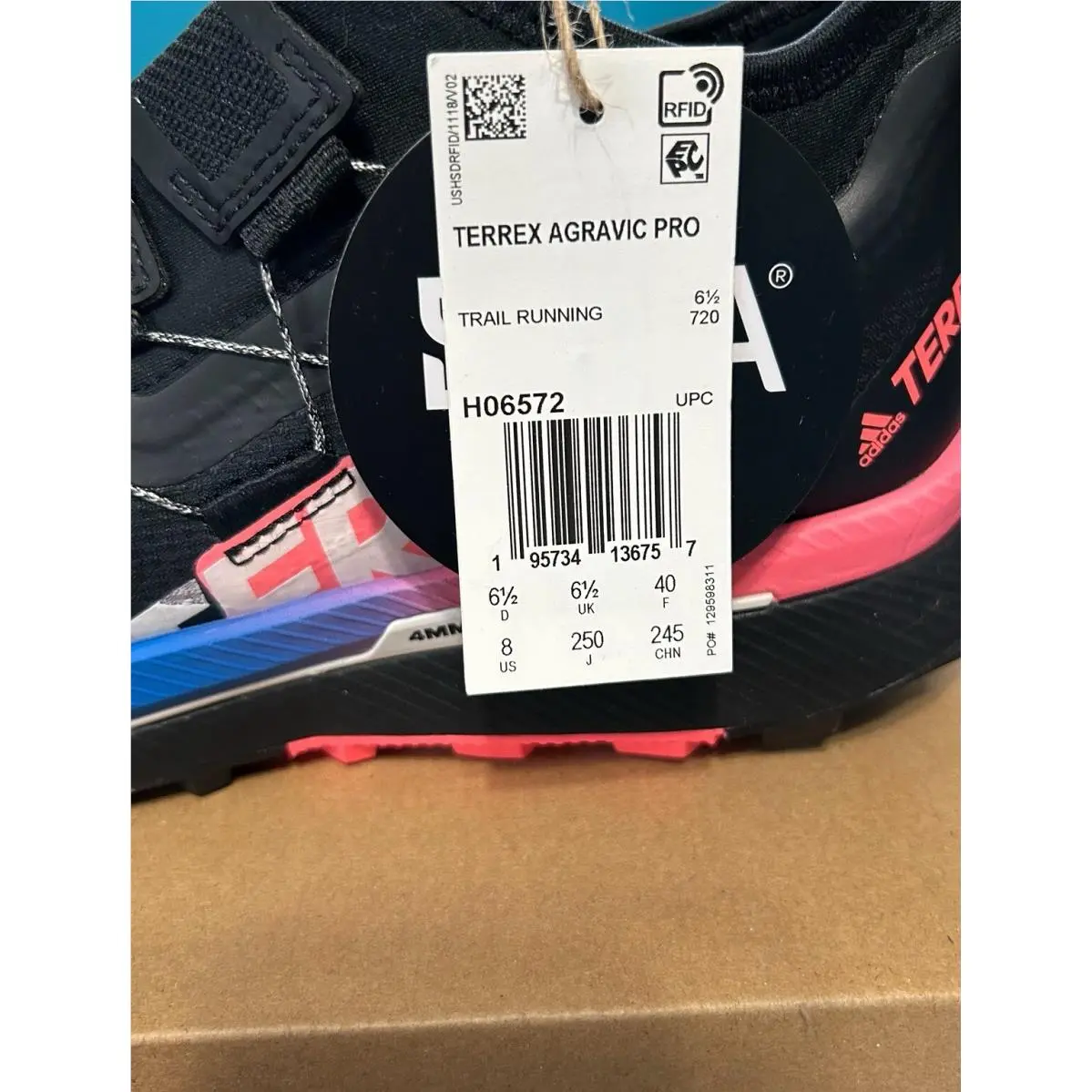 Adidas shoes - adidas TERREX Agravic - TERREX Agravic - H06572 - Black (UPC: 0195734136757) 1