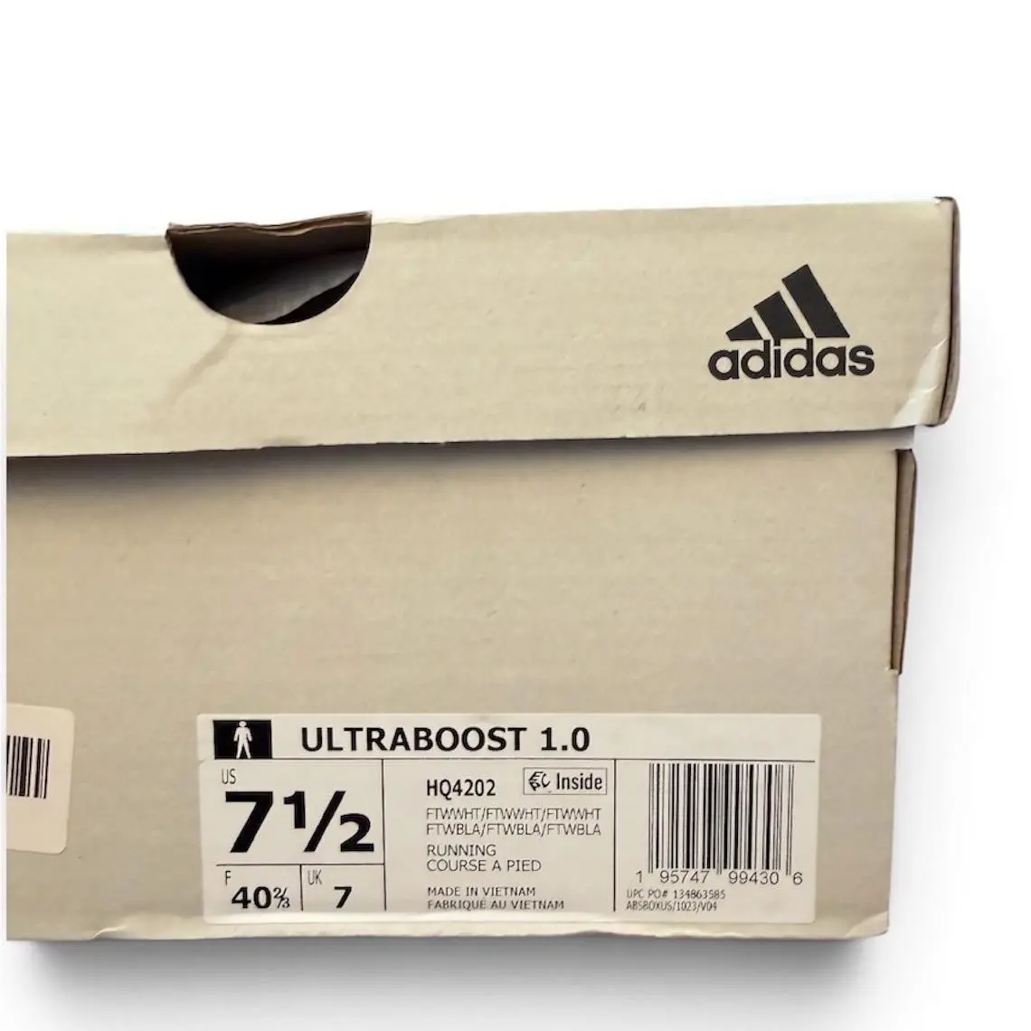 Adidas shoes - Ultraboost 1.0 Triple White - Ultraboost Triple White - HQ4202 - White 11