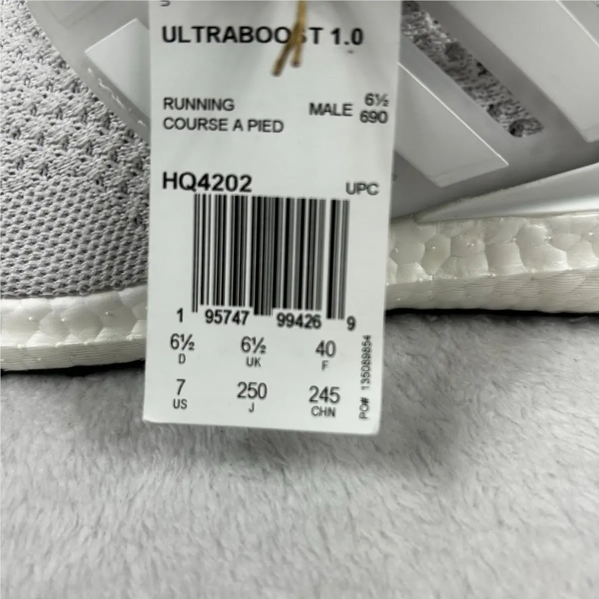 Adidas shoes - adidas UltraBoost 1.0 - UltraBoost - HQ4202 - White 9