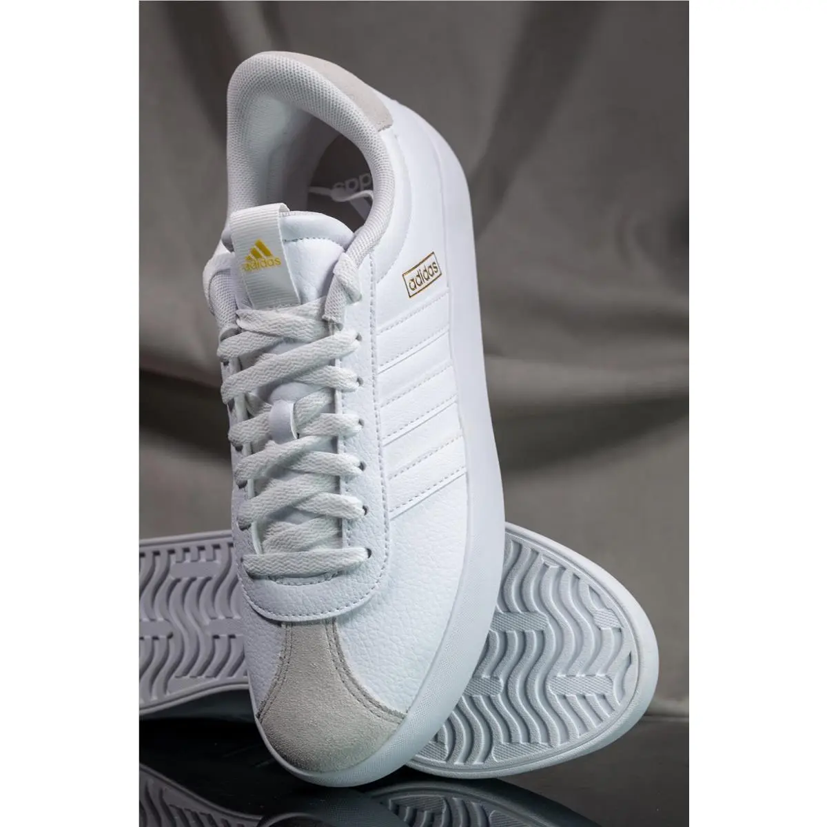 Adidas shoes - adidas Vl Court - Court - ID8795 - Cloud White / Cloud White / Grey One (UPC: 196474623439) 0