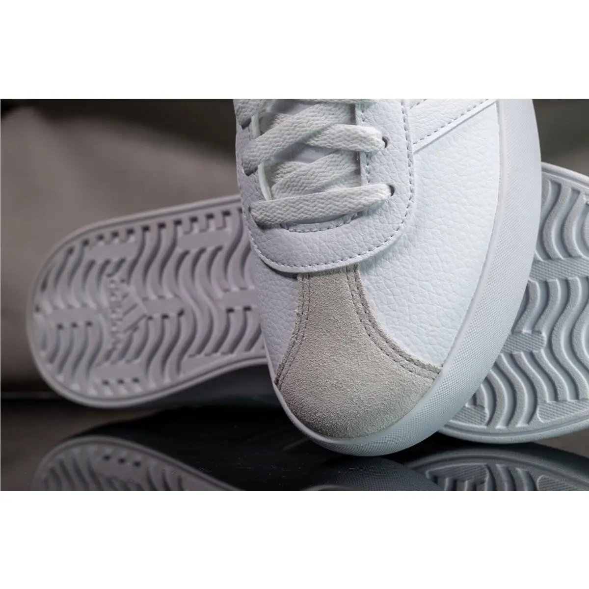 Adidas shoes - adidas Vl Court - Court - ID8795 - Cloud White / Cloud White / Grey One (UPC: 196474623439) 3