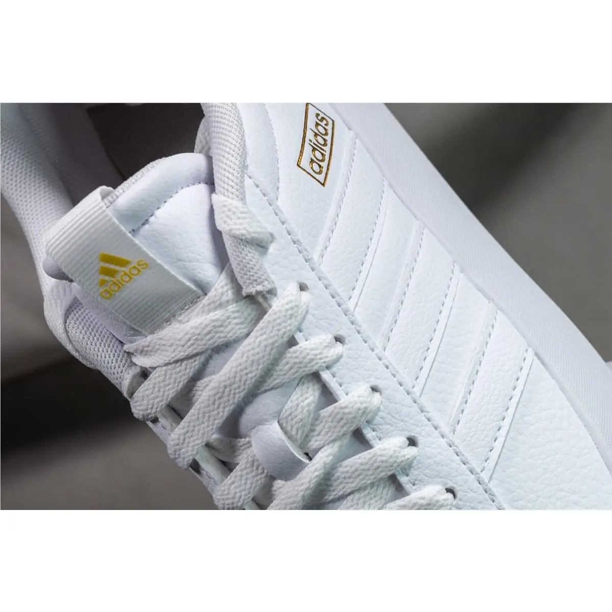 Adidas shoes - adidas Vl Court - Court - ID8795 - Cloud White / Cloud White / Grey One (UPC: 196474623439) 4