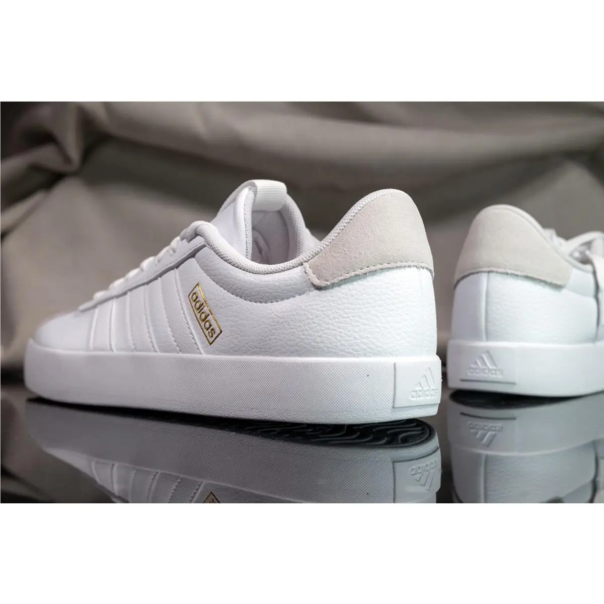 Adidas shoes - adidas Vl Court - Court - ID8795 - Cloud White / Cloud White / Grey One (UPC: 196474623439) 5