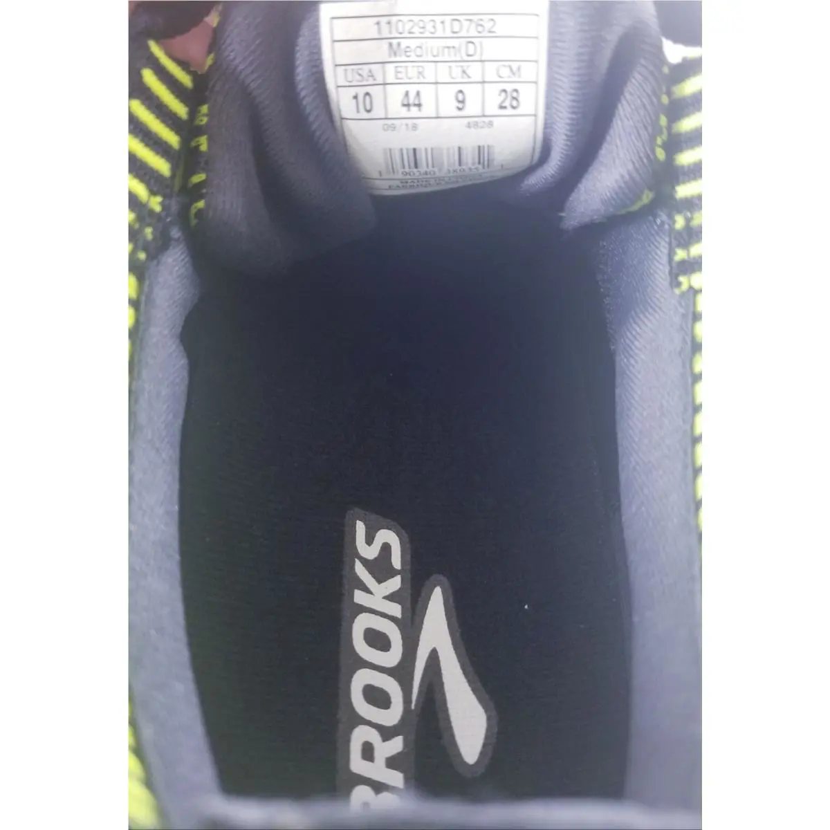 Brooks shoes - brooks - yellow/black/silver 5