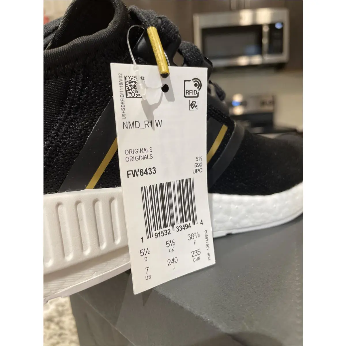 Adidas shoes - adidas NMD R1 - NMD - FW6433 - Black 4