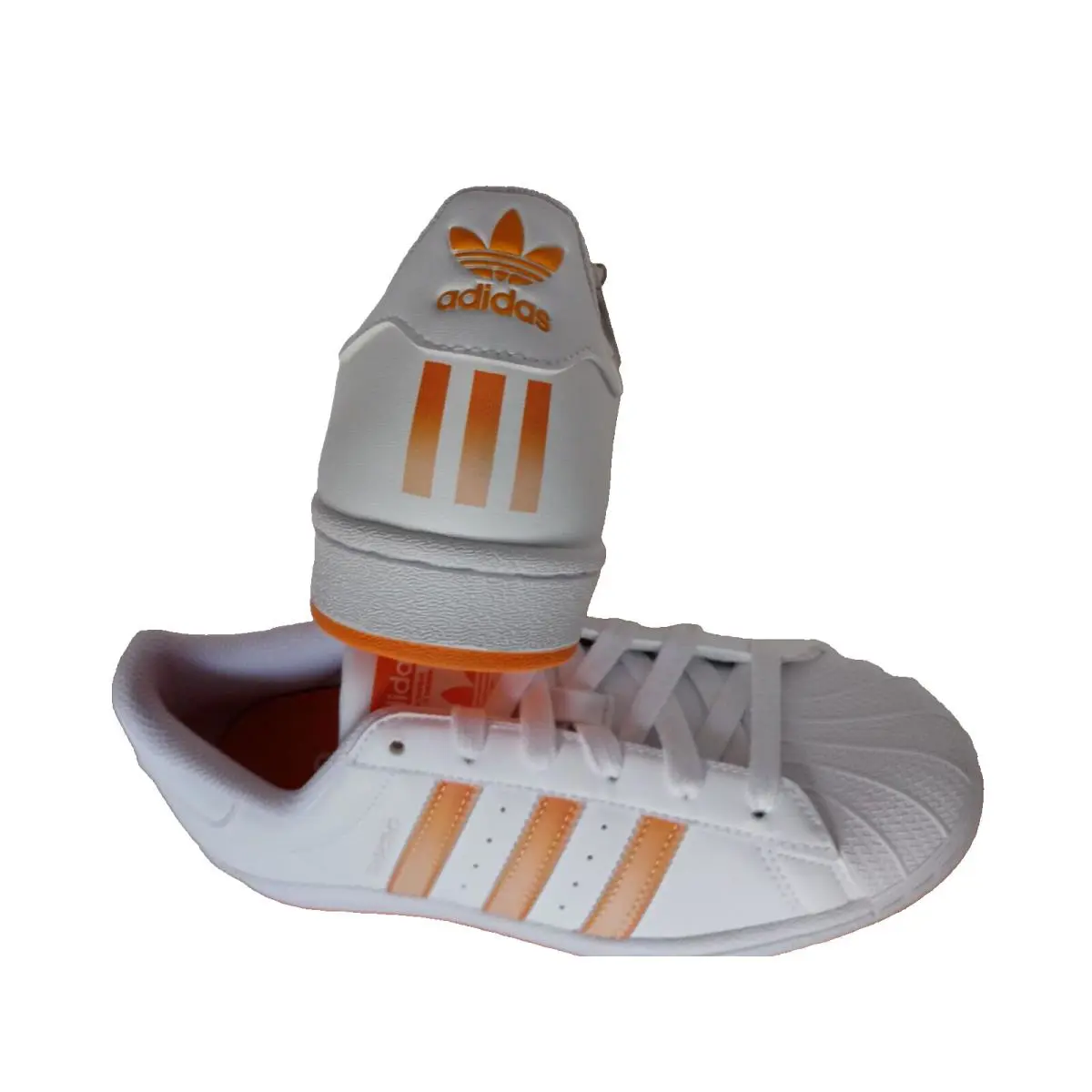 Adidas shoes - White/Orange-White (UPC: 195741876998) 1