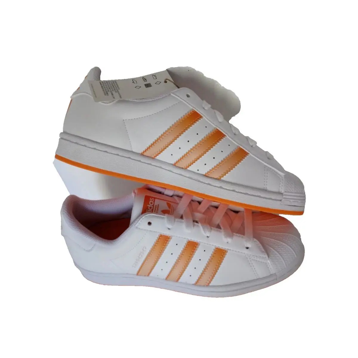 Adidas shoes - White/Orange-White (UPC: 195741876998) 2
