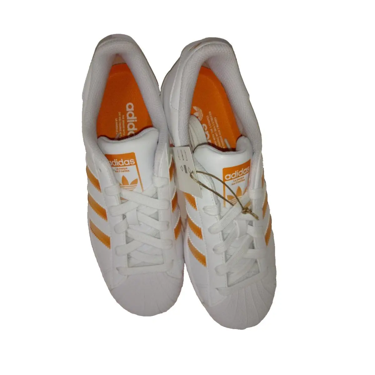 Adidas shoes - White/Orange-White (UPC: 195741876998) 5