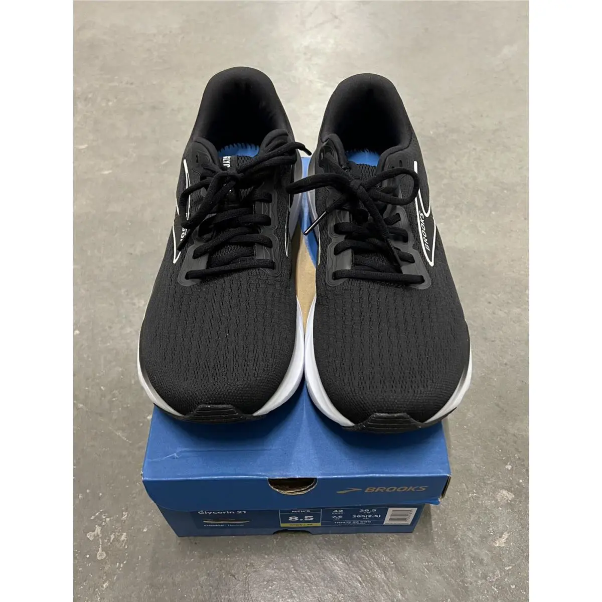 Brooks shoes - Glycerin 21 2e Wide - Glycerin Wide - 1104192e090 - Black 1