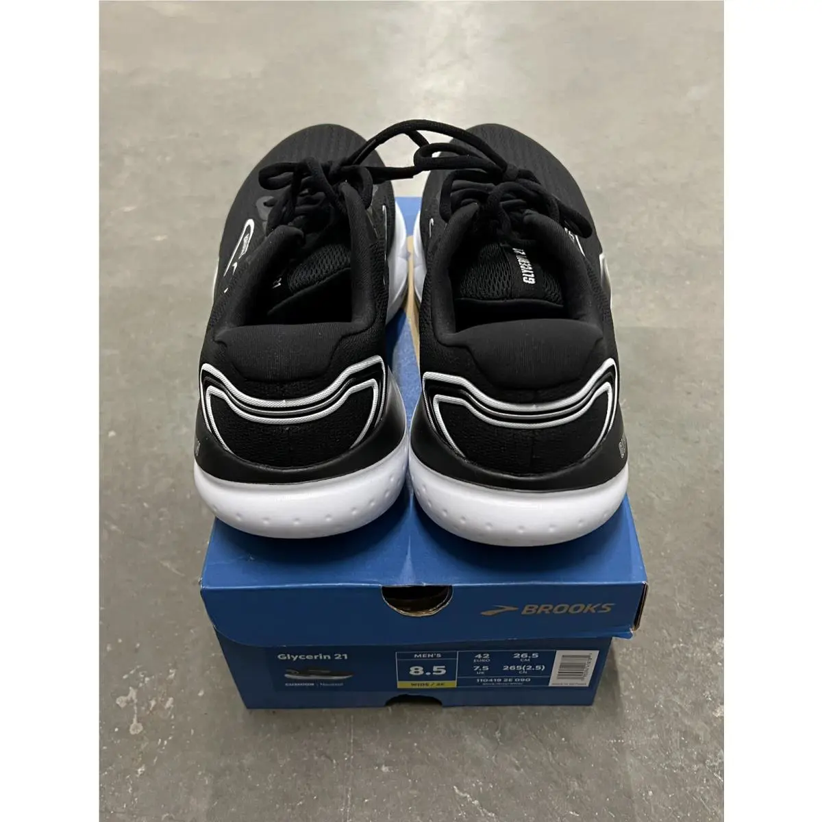 Brooks shoes - Glycerin 21 2e Wide - Glycerin Wide - 1104192e090 - Black 2
