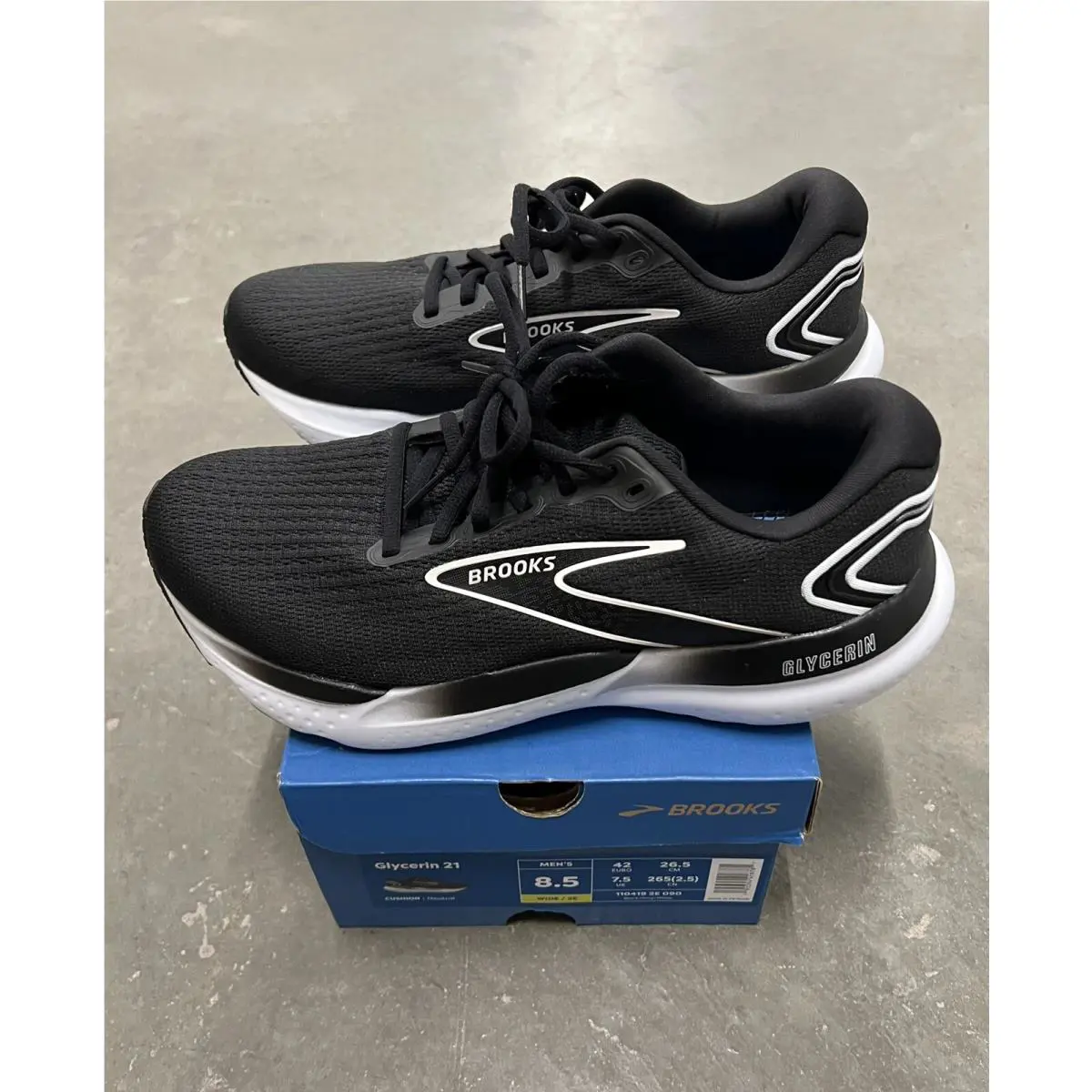 Brooks shoes - Glycerin 21 2e Wide - Glycerin Wide - 1104192e090 - Black 3