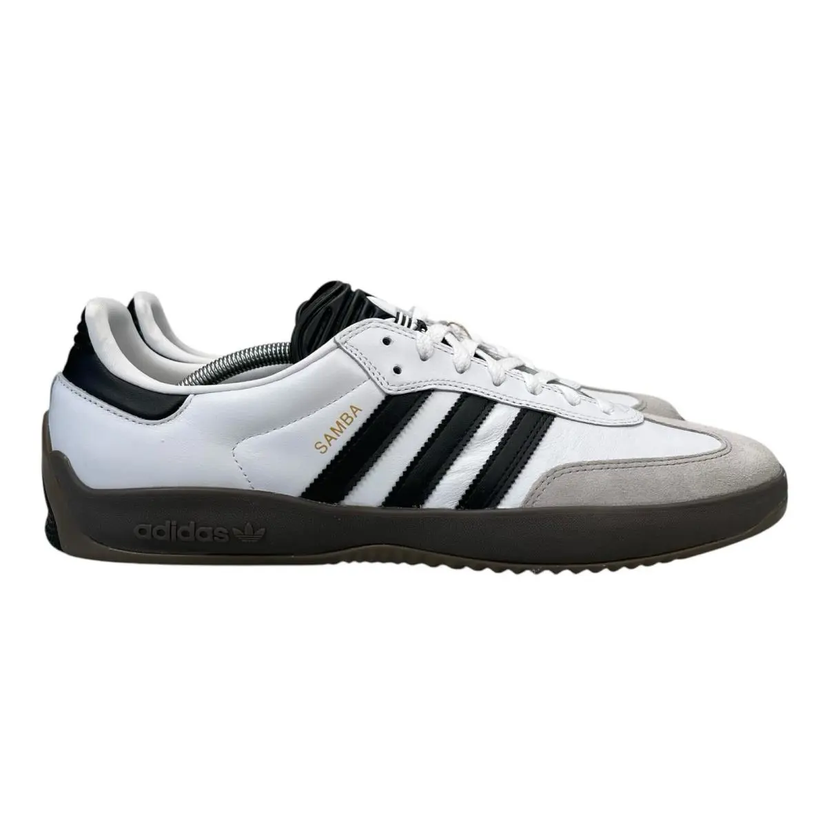 Adidas Puig Samba White Core Black Gum Shoes JP5658 Men`s Size 13 - White