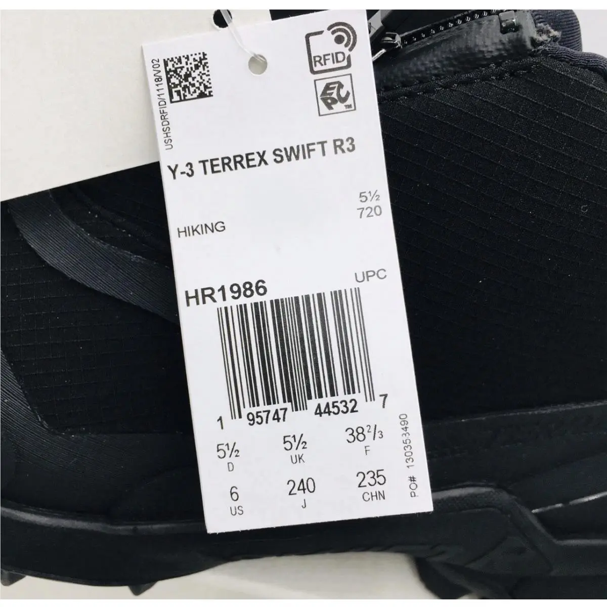 Adidas shoes - Terrex Swift R3 GTX - Terrex Swift GTX - HR1986 - Black (UPC: 195747445327) 19