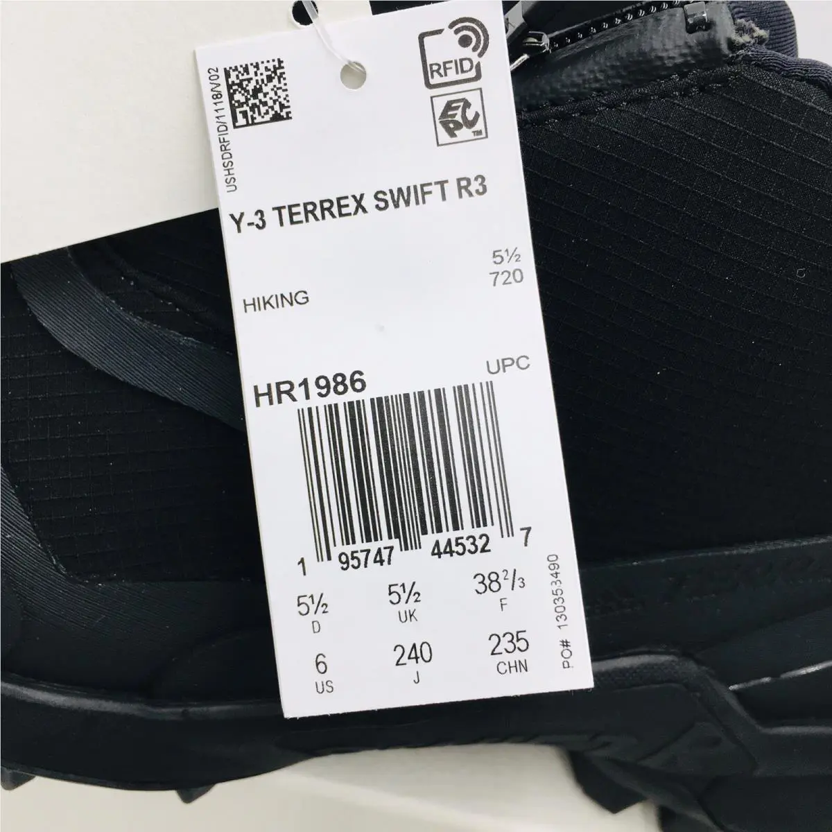 Adidas shoes - Terrex Swift R3 GTX - Terrex Swift GTX - HR1986 - Black (UPC: 195747445327) 19