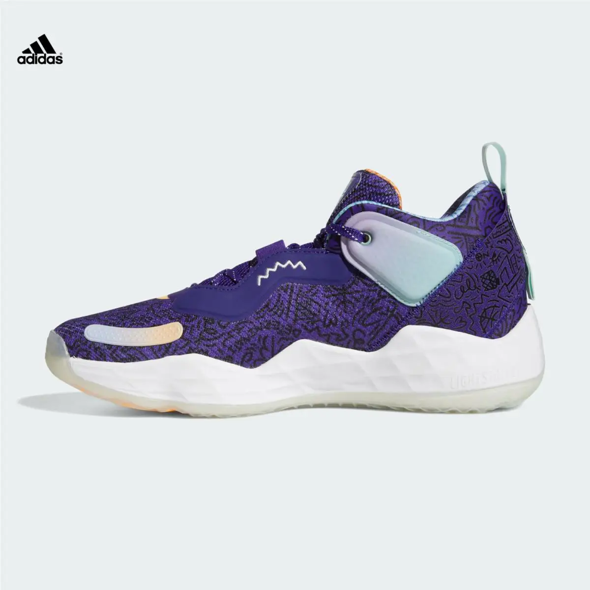 Adidas shoes - adidas D.O.N.Issue #3 - H68046 - Team Colleg Purple (UPC: 194818544723) 2