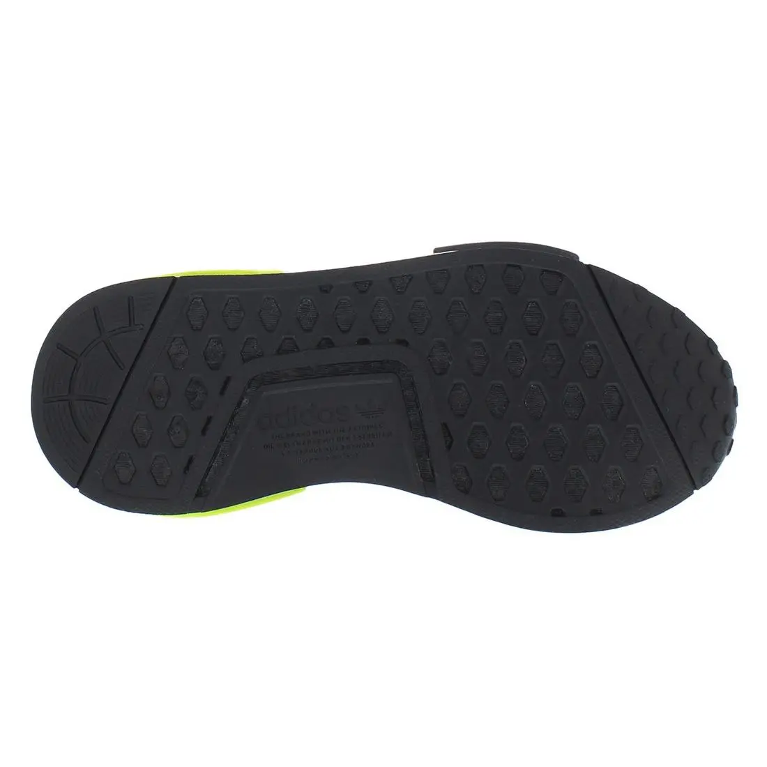 Adidas Nmd R1 GS Boys Shoes Size 6 Color: Black/white/green - Black/White/Green, Main: Black