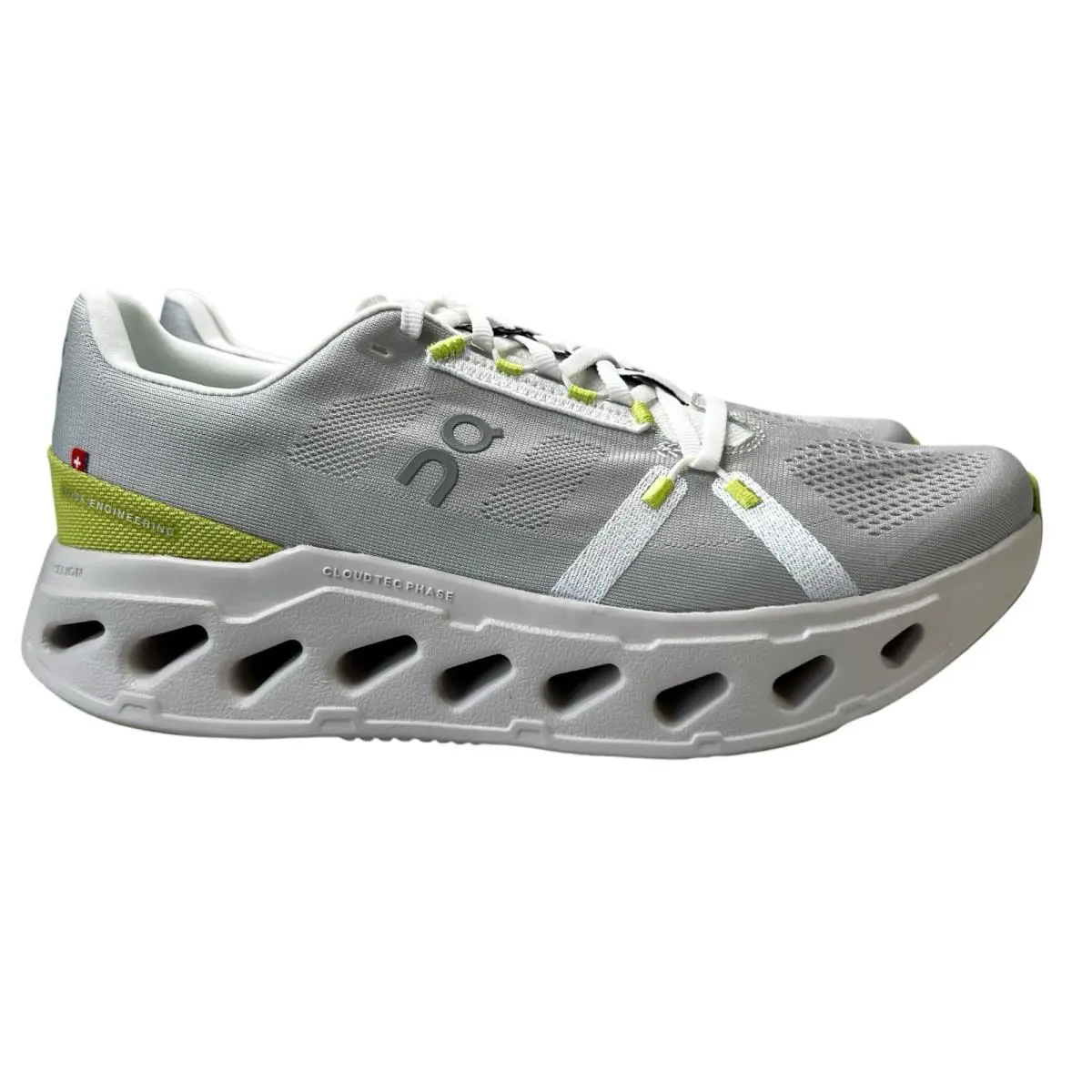 Adidas On Cloud Cloudeclipse White Sand Running Shoes Men`s Size 12 M