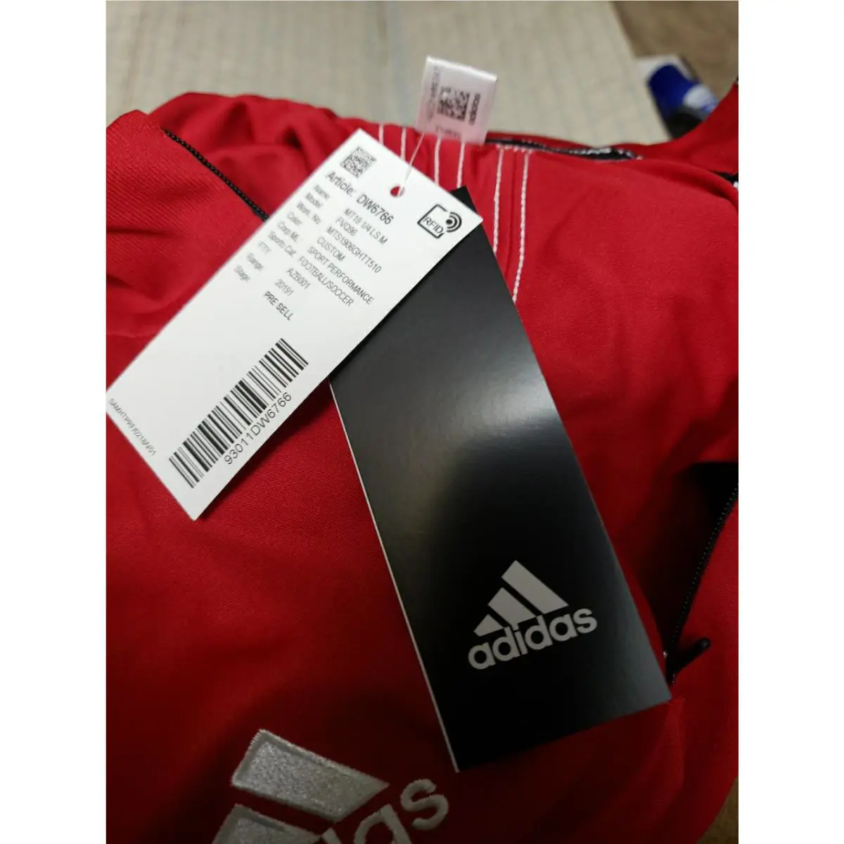 Adidas clothing - adidas Team 19 - Team - mts19 - Red/Black 3