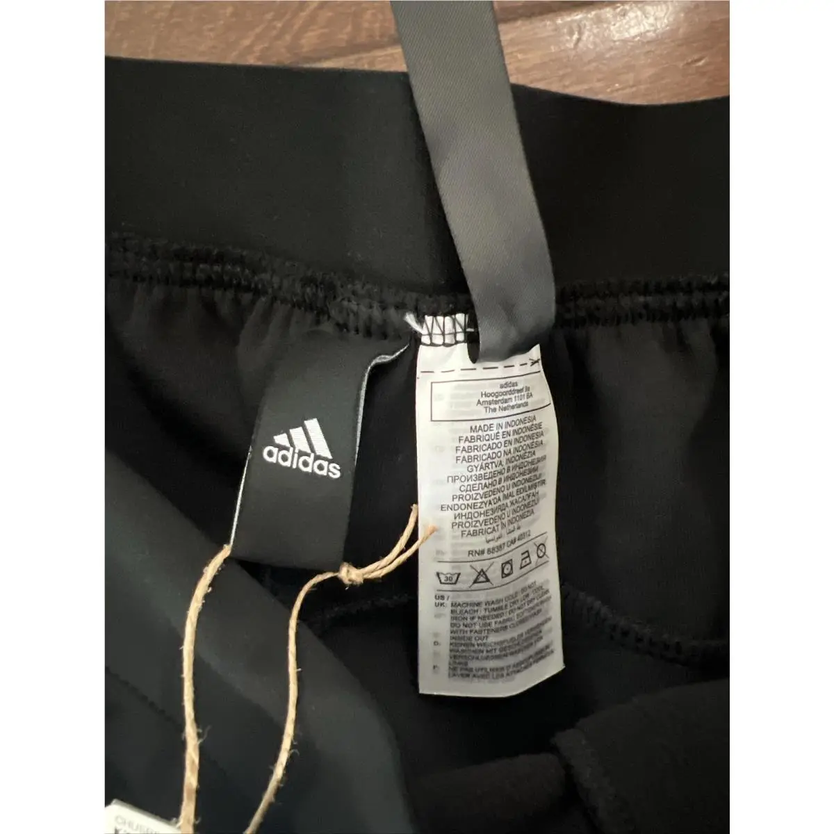 Adidas clothing - Black/Shock Blue (UPC: 195732878925) 3