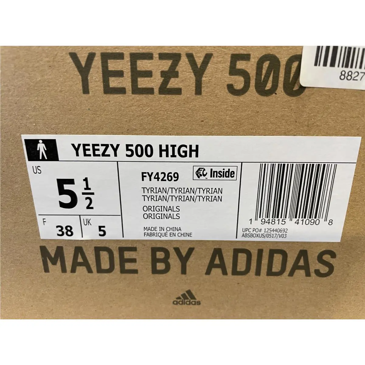 Adidas shoes - adidas Yeezy 500 - Yeezy - FY4269 - Brown (UPC: 0194815410908) 6