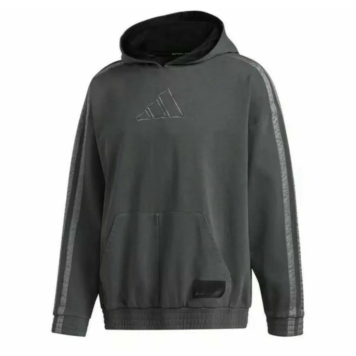 Adidas clothing - Adidas x Daniel Patrick Hoodie - FR5759 - Dark Grey & Black 1