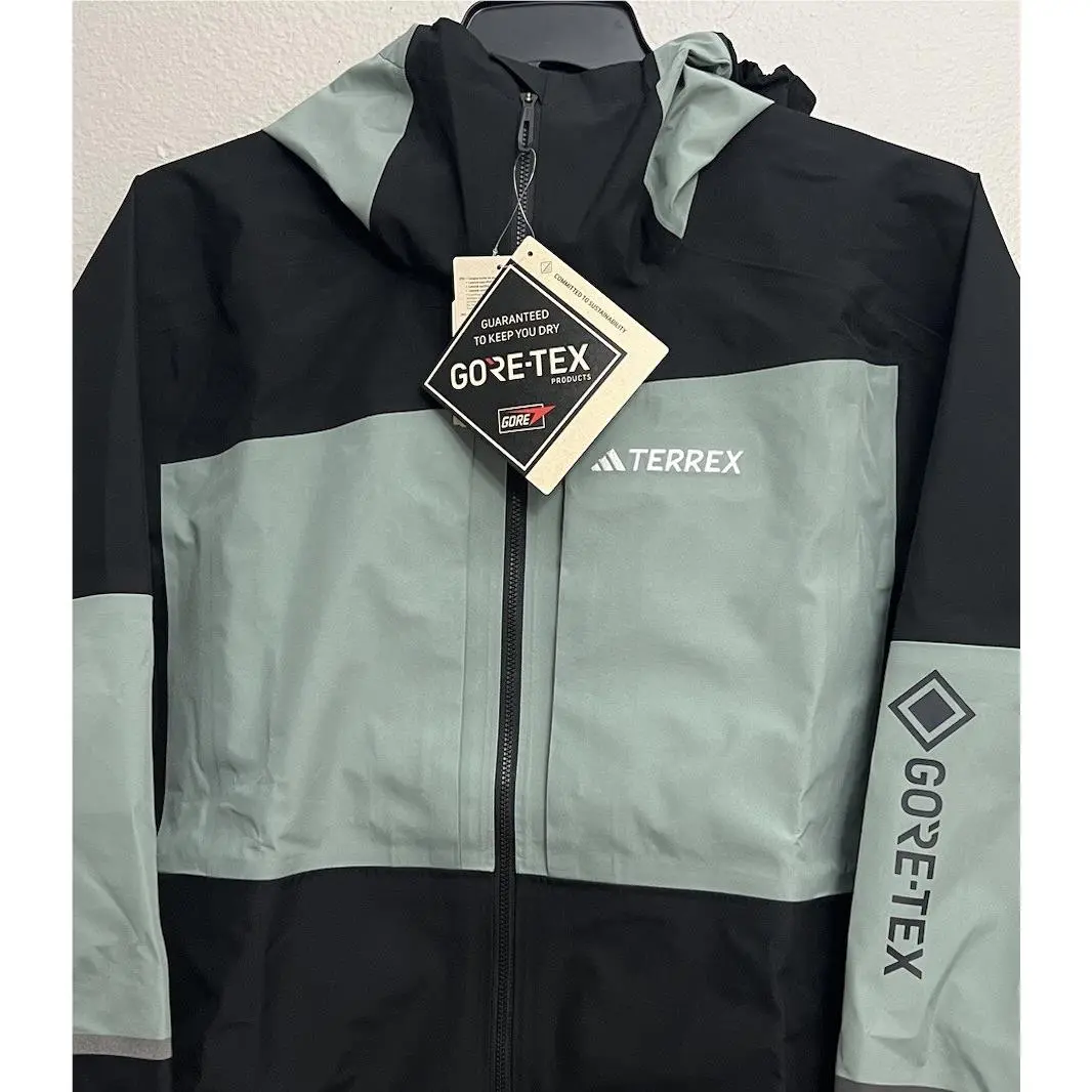 Adidas clothing - Adidas Terrex Xploric Gore-Tex Rain Jacket - IP1402 - Black (UPC: 196466874955) 0