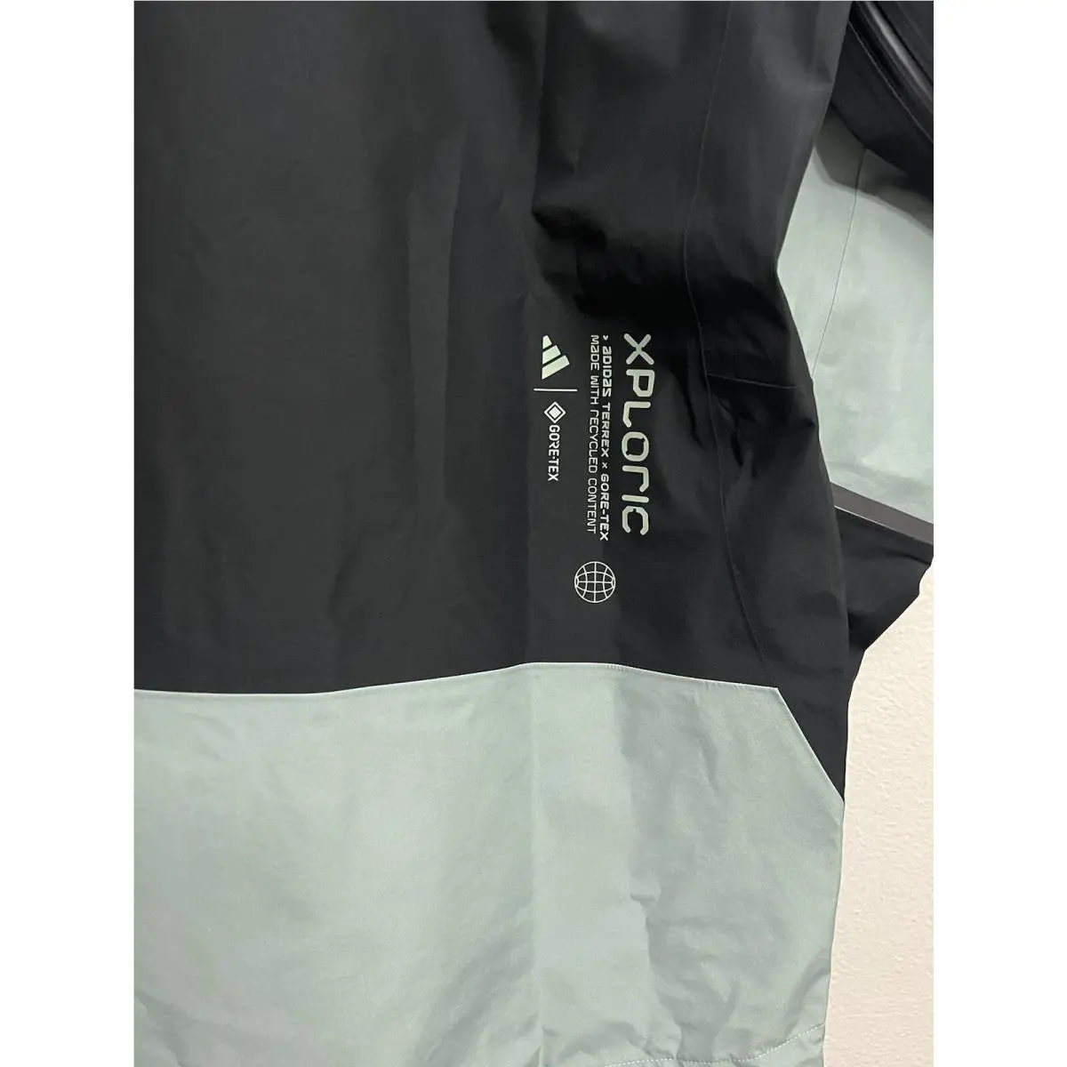 Adidas clothing - Adidas Terrex Xploric Gore-Tex Rain Jacket - IP1402 - Black (UPC: 196466874955) 6