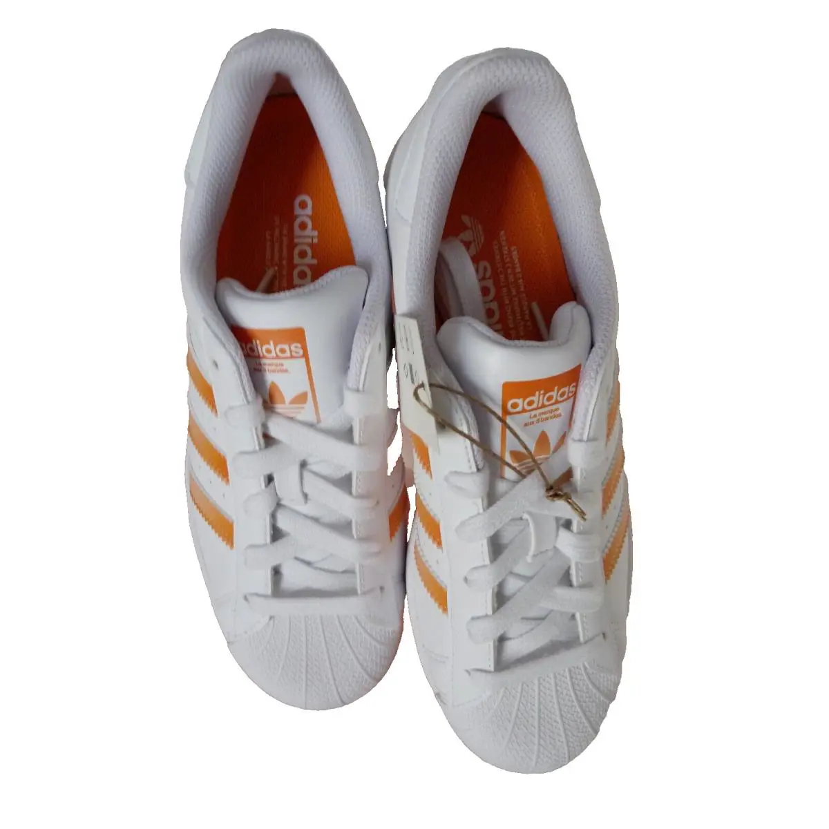 Adidas shoes - White/Orange-White (UPC: 195741876998) 3