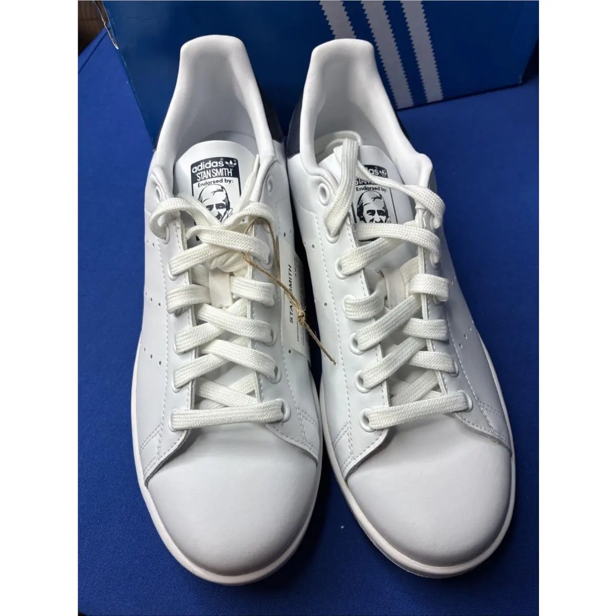 Adidas shoes - Adidas Stan Smith Originals FX5501 FTWWHT/CONAVY - FX5501 - White/Navy (UPC: 658906848747) 1