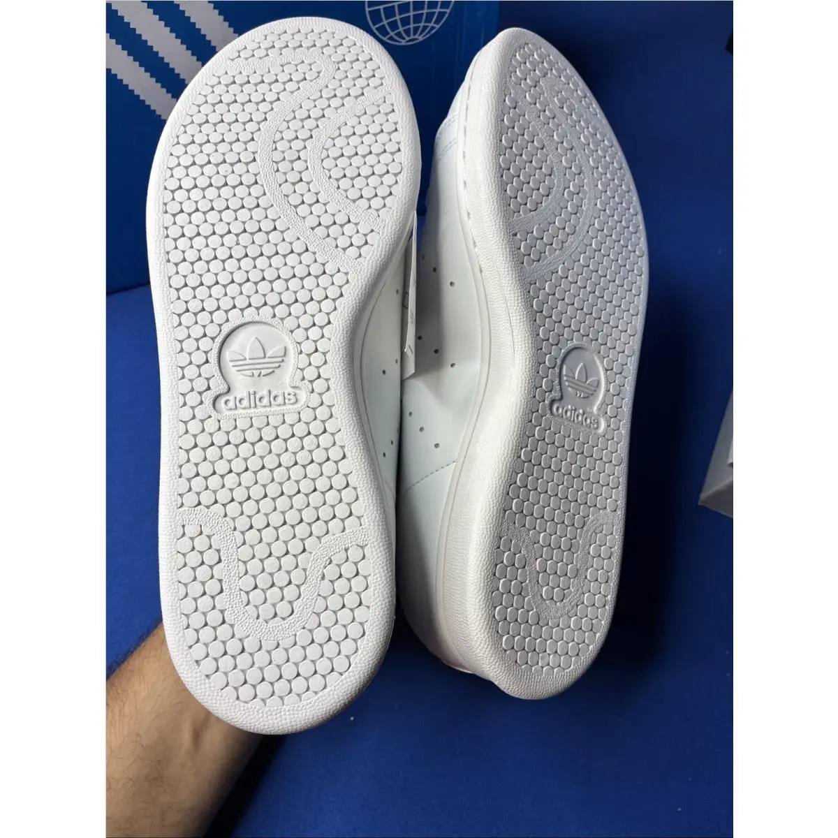 Adidas shoes - Adidas Stan Smith Originals FX5501 FTWWHT/CONAVY - FX5501 - White/Navy (UPC: 658906848747) 4