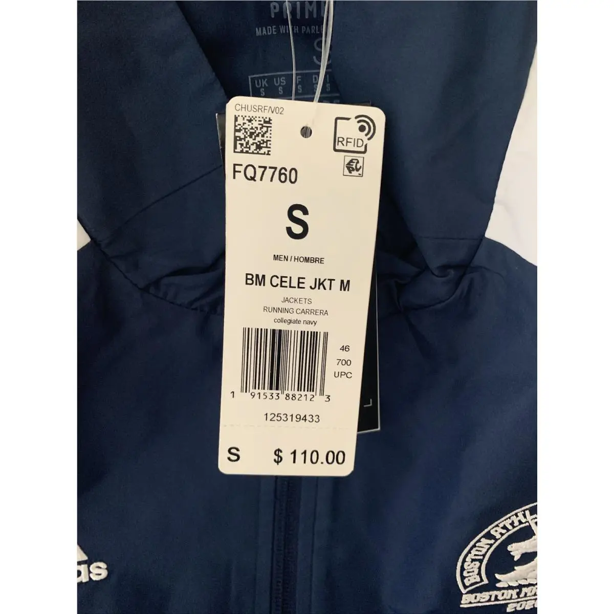 Adidas clothing - ADIDAS BOSTON MARATHON CELEBRATION - BOSTON MARATHON CELEBRATION - Blue (UPC: 191533882116) 6