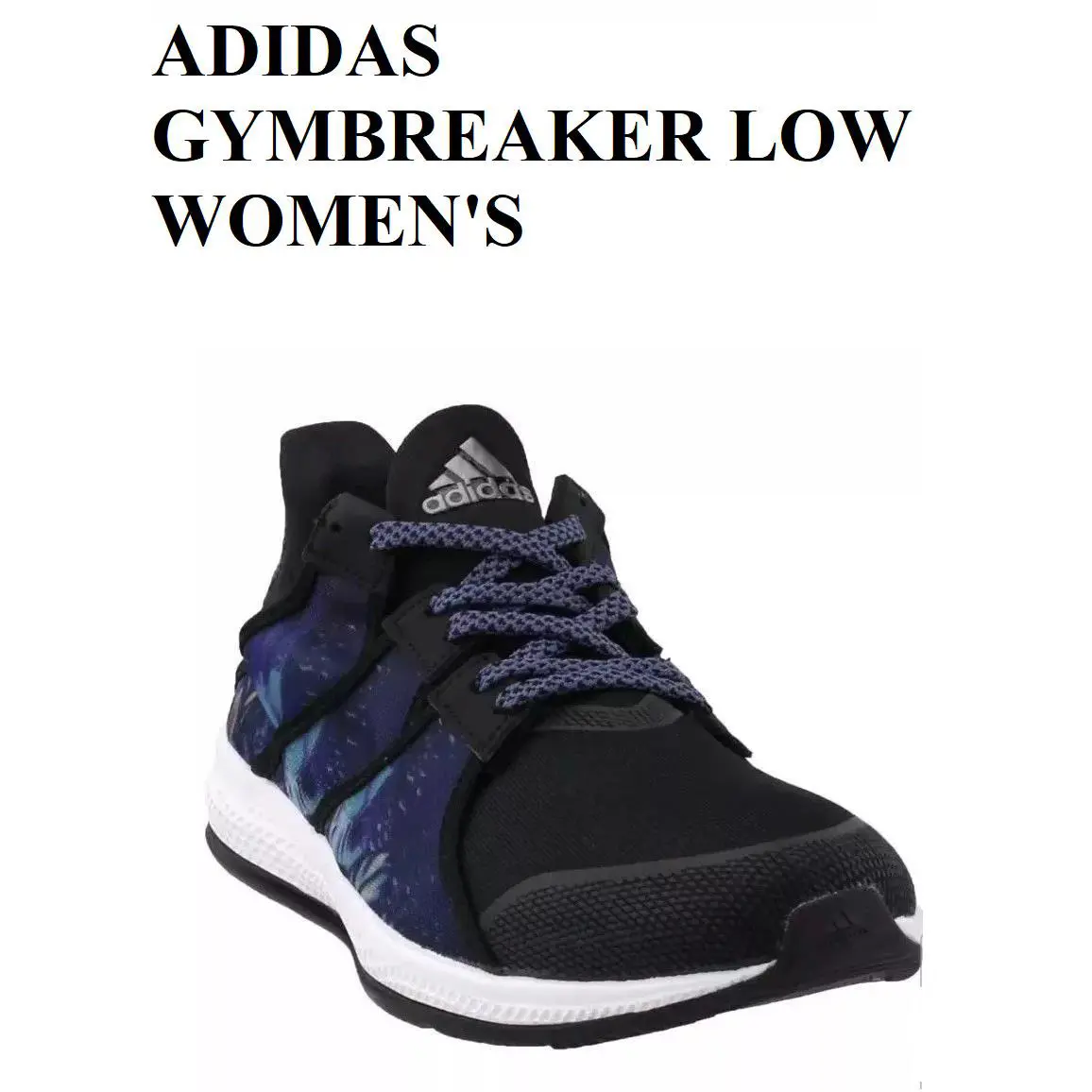 Adidas Gymbreaker Training Low Sneakers Trainer Women Shoes Black Size 6.5